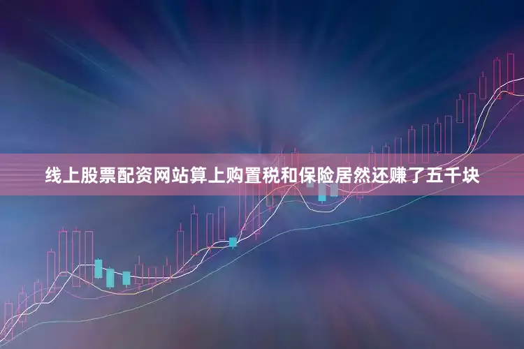 线上股票配资网站算上购置税和保险居然还赚了五千块